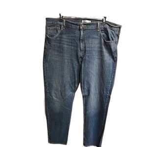 Levis Signature Gold Mens 46X34 Regular Blue Jeans Straight Leg Big And Tall